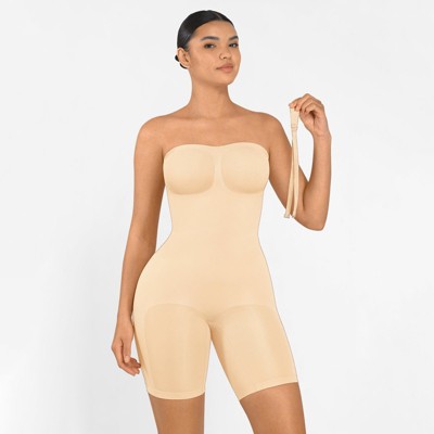 Feelingirl Women's Seamless Strapless Sculpting Bodysuit