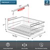 Sorbus Under Cabinet Can Storage Shelf – Pantry Organizer with Divider for Canned Goods - 4 of 4