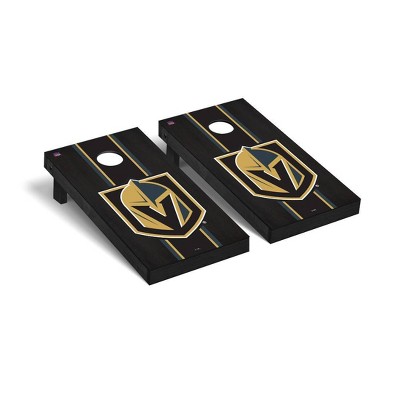 NHL Vegas Golden Knights Premium Cornhole Board Onyx Stripe Version