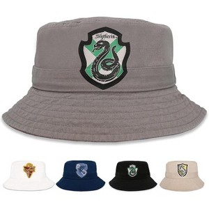 Harry Potter Bucket Hat for Kids, Boy and Girl Sun Hat Ages 4-7 Years 100% Cotton for Summer Teen Youth Beach Hat - 1 of 4