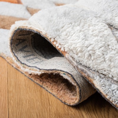 Sahara Gray and Charcoal Hand-Tufted Wool Runner Rug