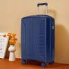 MAYEERTY 3-Piece Luggage Set (20"/24"/28") - PP Spinner Wheels, Carry-On, Matching Color, Combination Lock - 3 of 4