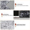 Washable Area Rug, Soft Modern Bordered Abstract Low Pile Non-Slip Carpet, Living Room Bedroom Throw Rug for Dining Room Home Decor - 2 of 4