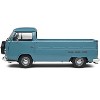 1968 Volkswagen T2 Pickup Truck Petrol Blue 1/18 Diecast Model Car by Solido - 3 of 4