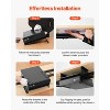 VEVOR 13" Wide Under Desk Drawer Slide Out, Under Desk Mounted Pull-out Drawer Attachment, Hidden Desktop Storage Organizer, 14x13x7 in, Black - 3 of 4