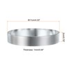 Unique Bargains Stainless Steel Seamless Nonstick Mirror Coating Round Cake Ring 2 Pcs - 2 of 4
