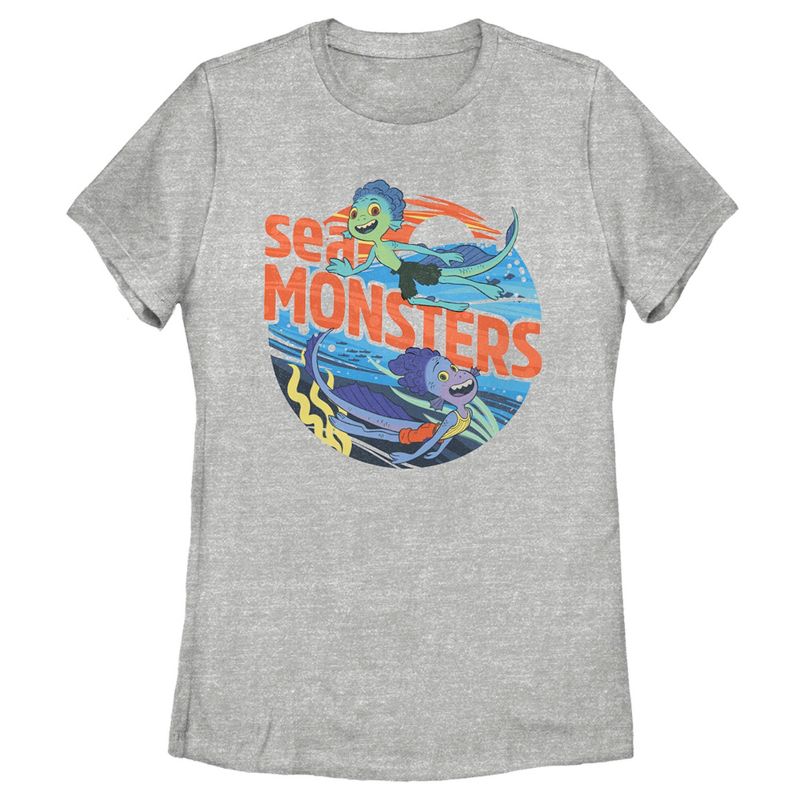 Women's Luca Sea Monsters T-Shirt, 1 of 5