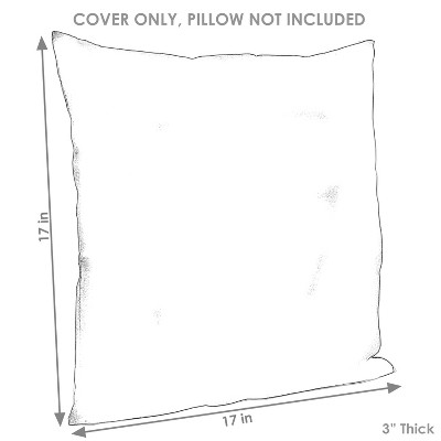 Abstract Red and Blue Polyester Square Outdoor Pillow Covers, Set of 2