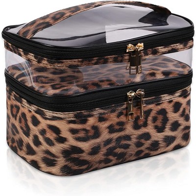 Paaaawaters Travel Makeup Bag Cosmetic Bag Makeup Bags for Women Cosmetics Cases Portable Waterproof Foldable