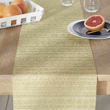 Town & Country Washable Coiled Woven Vinyl Indoor Outdoor Reversible Table Runner
