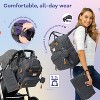 RUVALINO Large Diaper Bag Backpack, Waterproof Baby Travel Pack with Changing Pad & Stroller Straps - 2 of 4