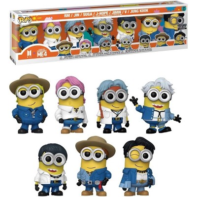 Funko - Despicable Me 4 - Minions x BTS Pop! Vinyl Figure 7-Pack - EE Excl.