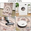Small Butterfly Print Area Rug, Low Pile Washable Non-Slip Polyester Mat for Bedroom & Living Room - 4 of 4