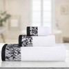 Charming Floral Accent Cotton Towel Set by Blue Nile Mills - 2 of 4