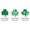 Big Dot of Happiness Shamrock St. Patrick's Day - Paper Straw Decor - Saint Paddy's Day Party Striped Decorative Straws - Set of 24 - 2 of 4