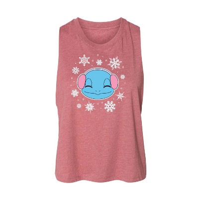 Women's Pokémon Squirtle And Snowflakes Graphic Racerback Tank - Heather Mauve - Small