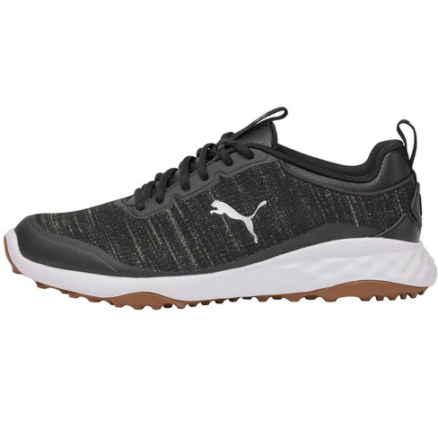 Puma Men s Fusion Pro Spikeless Golf Shoes Black silver Target