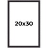 PosterPalooza | Antique Red Picture Frame - UV Acrylic, Foam Board Backing, Hanging Hardware - 2 of 4