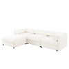CAVINAS Modern Sectional Sofa with 3 Seats and 1 Ottoman,Convertible Modular Couch with Under-Sofa Storage,Couch for Living Room,2x Corner,White - 2 of 4