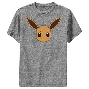 Boy's Pokemon Eevee Face Performance Tee - 1 of 4