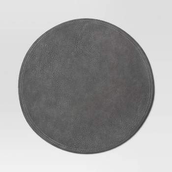 Faux Leather Decorative Charger - Threshold™