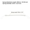Unique Bargains Retractable Spring Coil Strap Flexible Badge Lanyards 8 Pcs - 2 of 4
