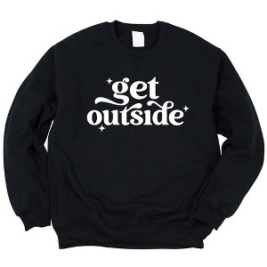 Simply Sage Market Women's Graphic Sweatshirt Get Outside Stars - 1 of 3