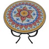 Jiallo Mosaic Art Collection Classic Accent Table (Set of 2) - image 3 of 3