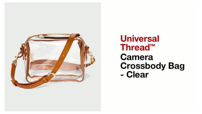 Camera Crossbody Bag - Universal Thread&#8482; Clear, 2 of 7, play video