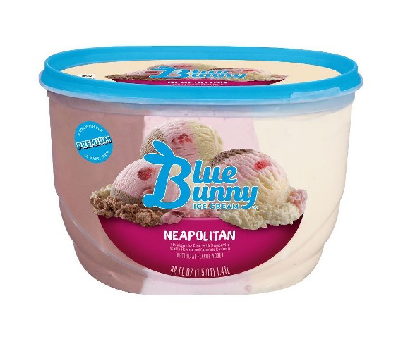 Blue Bunny Neapolitan Ice Cream - 48 fl oz