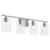 Quorum Lighting Tribute 4 - Light Vanity in  Satin Nickel - 3 of 3