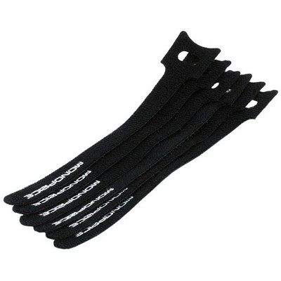 Monoprice Hook And Loop Fastening Cable Ties, 6in, 50 Pcs/pack