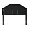 Contemporary Upholstered Headboard with Button Tufted Diamond Stitch & Nailhead Accents, Queen/Full Size Headboard -Christopher Knight Home - 4 of 4