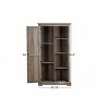 NicBex 74.4 Inch Kitchen Pantry Storage Cabinet with Adjustable Shelves for Dining Room,Bathroom,Kitchen - 3 of 4