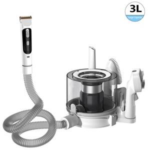 Nicebay 5-in-1 Pet Grooming Vacuum, Dog Hair Clipper with 3 Modes, 3L Large Dustbin & Low Noise for Efficient Pet Hair Clean - 1 of 4