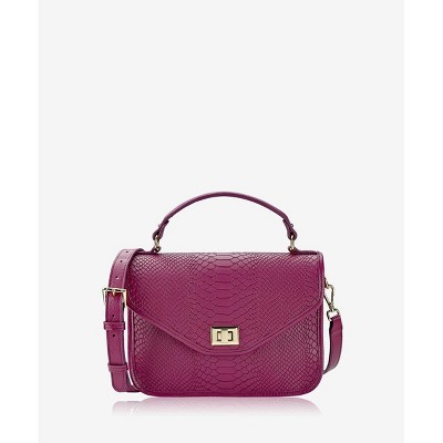 GiGi New York Purple Courtney Satchel Crossbody Bag