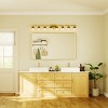 ONWITH 60-in x 36-in Framed Rectangle Wall Mirror  Bathroom Vanity Mirror (Gold) Versatile Bathroom Mirror - 3 of 4
