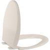 Durable Round Toilet Seat with Slow Soft Close - Easy to Install and Clean, Never Loosens, Fits Most Round Toilets - 4 of 4