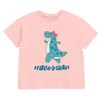 imagikids Girls Short Sleeve T-Shirt and Chambray Shorts 2 Piece Outfit Set Little Kid to Big Kid Sizes - 4 of 4