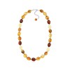 Ross-Simons 11-13mm Multicolored Amber Bead Necklace With Sterling Silver - 3 of 4