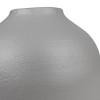 Textured Vase Gray Metal - Foreside Home & Garden - 4 of 4