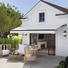 Outsunny 15' x 10' Electric Retractable Awning with Remote Controller, Aluminum Frame, UV30+ Protection - 2 of 4