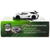 Koenigsegg Jesko Attack White Metallic with Tarmac Cards "Global64" Series 1/64 Diecast Model Car by Tarmac Works - 4 of 4