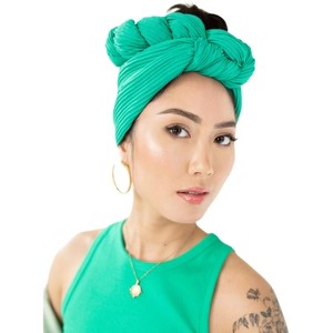 The Wrap Life | Pleated Head Wrap - 1 of 4