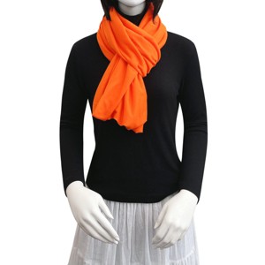Wrapables Soft Jersey Knit Infinity Scarf, Halloween Costume Accessories, Orange - 1 of 4