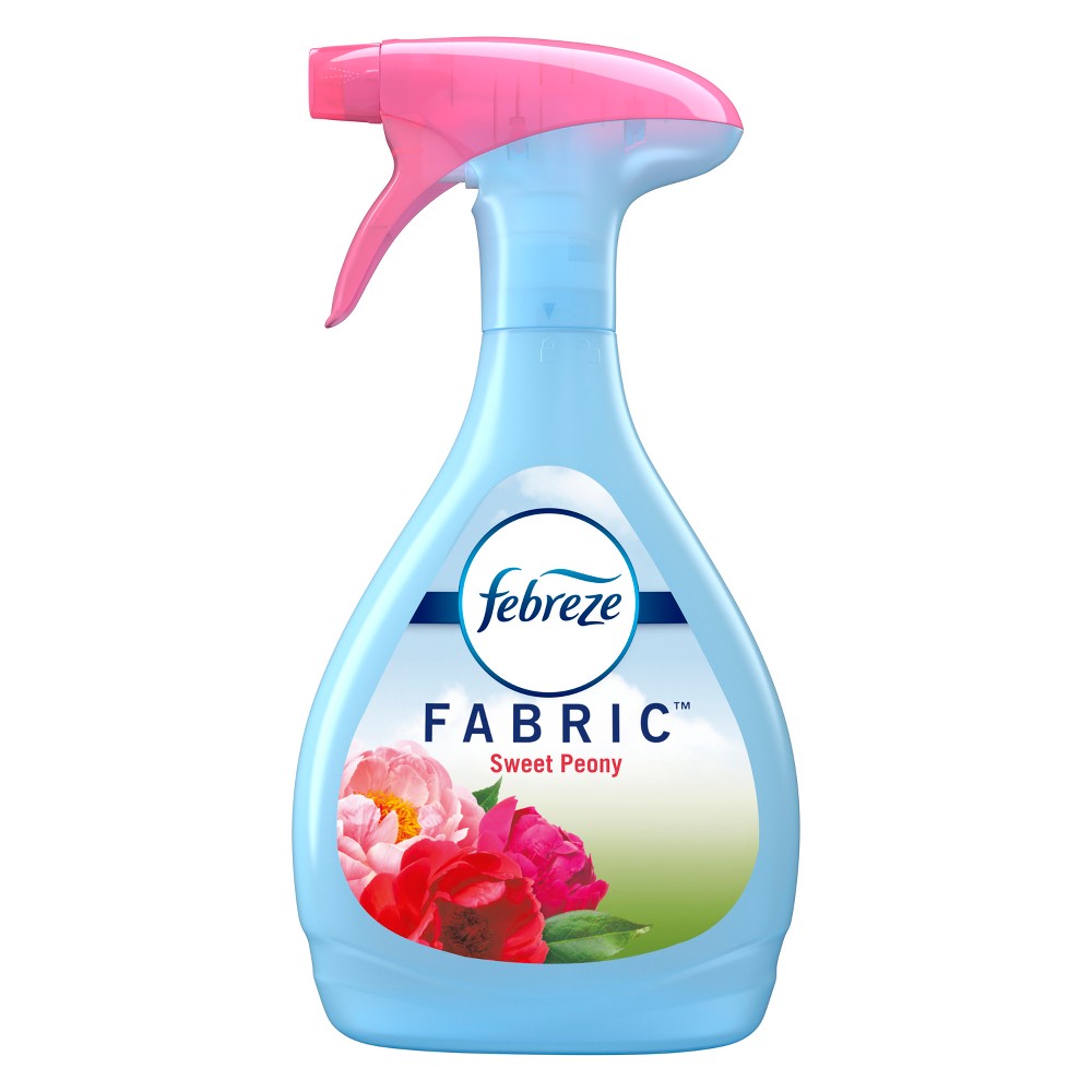 case pack of 4, Febreze Odor-Fighting Fabric Refresher - Sweet Peony - 27 fl oz