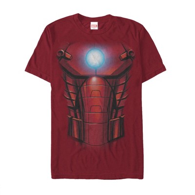 Men's Marvel Halloween My Iron Man Costume T-shirt - Red - 3x Large : Target