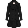 Women's Amanda Ruffle Peplum Hem Double Breasted Coat - Gal Meets Glam - 2 of 2