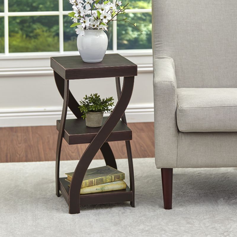 The Lakeside Collection Antique Finish Twisted Side Tables, 2 of 4