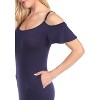 Women's Cold Shoulder Lexi Maxi Dress with Pockets - White Mark - 2 of 3